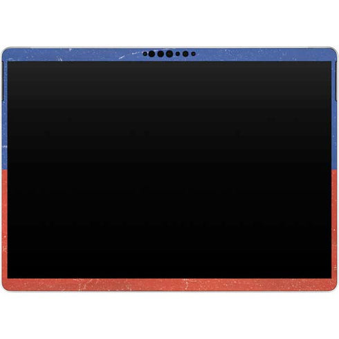 Haitian Flag Distressed Surface Pro 9 Skin